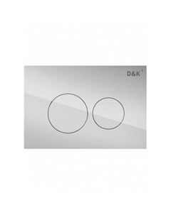 Клавиша смыва D&K Bayern (арт.инсталл DI8050127);хром (DB1529001) D&k