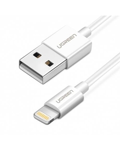 Кабель UGREEN US155 (20728) USB-A Male to Lightning Male Cable белый Ugreen