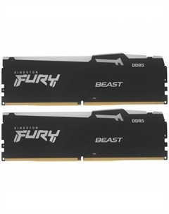 Оперативная память Kingston 32Gb DDR5 (2x16Gb) UDIMM FURY Beast AMD EXPO RGB