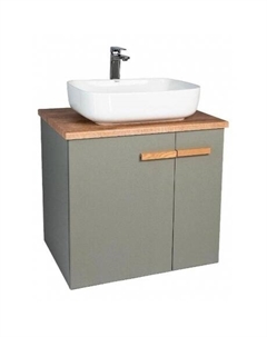 Тумба VIANT "Мюнхен" COMO 70 2 ств подвесная хаки 425х655х620 (VMUN70COH-T2STP) Viant