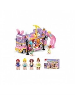 Конструктор "Музыкальный фургон для вечеринок" 412 деталей в коробке Sluban