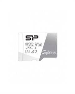 Карта памяти micro SDXC 512Gb Superior UHS-I U3 V30 A2 + ADP (100/80 Mb/s) Silicon power
