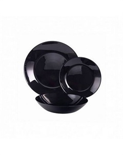 Набор столовый ZELIE BLACK 18 предметов 6 персон Luminarc
