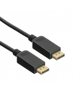 Кабель аудио-видео Buro v 12 DisplayPort (m)-DisplayPort (m) 3м контакты позолото черный (BHP DPP_12-3)
