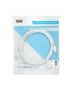Кабель аудио-видео Buro 12v miniDisplayport (m)-miniDisplayport (m) 2м контакты позолото белый (BHP MDPP-2)