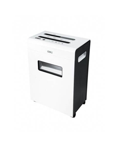 Шредер Deli E9903-EU белый/черный