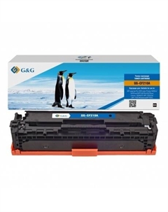 Картридж G&G HP CF210A/131A/ Canon 131BK/731BK/331BK черный 1.6k с чипом G&g