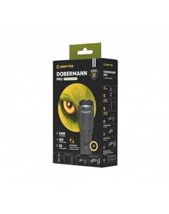Фонарь светодиодный Dobermann Pro Magnet USB, 1400 лм, теплый свет, аккумулятор Armytek
