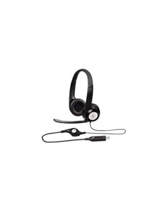 Наушники H390 USB черный (981-000406) Logitech