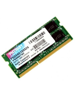 Память SO-DIMM DDR3 Patriot 4Gb 1333MHz (PSD34G13332S) Patriòt