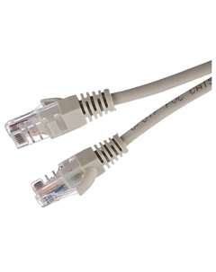 Патч-корд 00-00029039 RJ-45 (m)-RJ-45 (m) 20.0м кат.5е ПВХ 26AWG CCA серый в пакете (1/20) (1000774167) Gopower