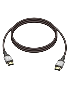 Кабель интерфейсный D-HDMI-V2.0-2M аудио-видео HDMI (m)/HDMI (m) 2м. позолоч.конт. черный Digma