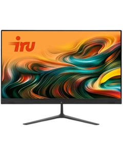 Моноблок iRu P231 2044609 N100/8GB/256GB SSD/UHD Graphics/GbitEth/WiFi/BT/36W/Cam/noOS/черный Iru