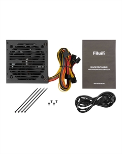 Блок питания ATX VX PLUS 600 600W (20/24+4 SATA+3 PATA+6/2x8 pin, вентилятор d120мм) Filum