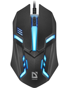 Мышь Hit MB-550 52550 7цветов,3кнопки,1200dpi,черный Defender