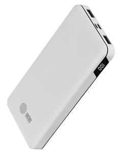 Аккумулятор внешний портативный Cactus CS-PBFSKT-10000 10000mAh 2.1A 2*USB белый