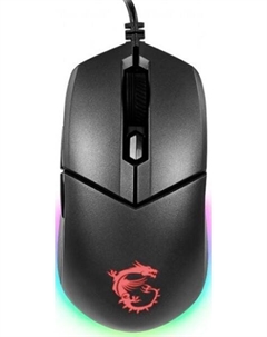 Мышь Clutch GM11 S12-0401730-CLA черный оптическая (5000dpi) USB (6but) Msi