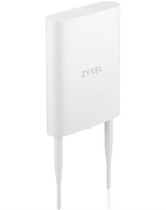 Точка доступа NWA55AXE-EU0102F Гибридная уличная NebulaFlex NWA55AXE, 802.11a/b/g/n/ac/ax (2,4 и 5 ГГц), внешние антенны 2x2 (в комплекте), до 5 Zyxel