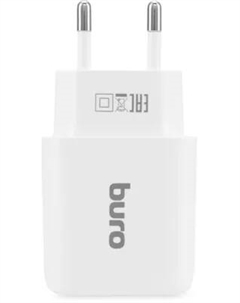 Зарядное устройство сетевое Buro BUWG1 3A QC универсальное белый