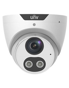 Видеокамера IP IPC3614SB-ADF40KMC-I0 купольная, 1/2.7" 4 Мп КМОП 30 к/с, ИК-подсветка и тревожная подсветка видимого спектра до 30м., LightHun Uniview