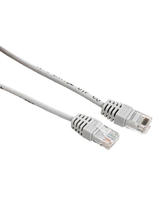 Кабель патч-корд TRC-5EUTP-PVC-2M-GY TERACOM Cat.5E (1Гбит/с) неэкран. UTP PVC серый (2м) Ekf