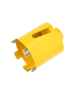 Коронка KRANZ KR-90-0163 алмазная по бетону 68 мм L=90мм М16 сегмент 10мм Kranz