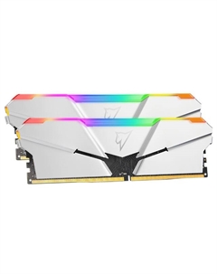 Модуль памяти DDR4 16GB (2*8GB) NTSRD4P32DP-16S Shadow RGB PC4-25600 3200MHz CL14 1.35V silver with radiator Netac