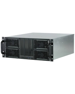 Корпус серверный 4U RE411-D3H12-A-45 3x5.25+12HDD,черный,без блока питания,глубина 450мм,MB ATX 12"x9,6" Procase