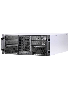 Корпус серверный 4U RE411-D4H11-A-45 4x5.25+11HDD,черный,без блока питания,глубина 450мм,MB ATX 12"x9,6" Procase