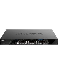 Коммутатор управляемый DGS-1520-28MP/A1A 20x10/100/1000Base-T PoE, 4x100/1000/2.5GBase-T PoE, (PoE-бюджет 370 Вт; 740 Вт с DPS-700), 2x10GBase- D-link