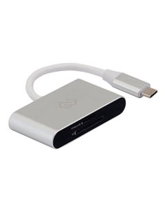 Карт-ридер CR-С2501-S серебристый Digma