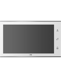 Монитор -M4105AHD видеодомофона, стеклянная сенсорная панель управления "Easy Buttons", AHD, TVI, CVI и CVBS 1080p/720p/960H, автоответчик, ре Ctv