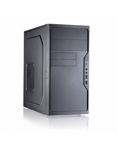 Корпус mATX FL-733-FZ450R черный, 450W, 2*USB 2.0, audio Foxline