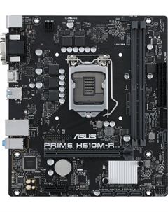 Материнская плата mATX PRIME H510M-R-SI (LGA1200, H510, 2*DDR4(3200), 4*SATA 6G RAID, 2*PCIE, 7.1CH, Glan, 2*USB 3.0, D-Sub/DVI/HDMI) Asus