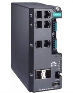 Коммутатор управляемый EDS-4008-4P-2GT-2GS-LVA-T 4*10/100BaseT(X) ports with 802.3bt PoE, 2*10/100/1000BaseT(X), 2*100/1000BaseSFP ports Moxa