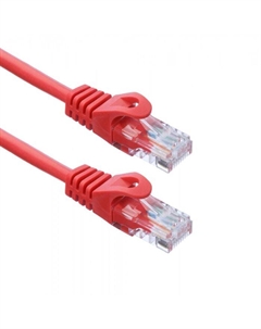 Кабель патч-корд U/UTP 5e кат. 1.5м -LPU5E-15R 24AWG 4пары, 7/0.18мм CCA красный (741487) Acd