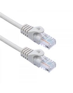 Кабель патч-корд U/UTP 5e кат. 10м -LPU5E-10M 24AWG 4пары, 7/0.18мм CCA серый (741661) Acd
