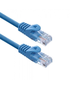 Кабель патч-корд U/UTP 5e кат. 2м -LPU5E-20L 24AWG 4пары, 7/0.18мм CCA синий (741548) Acd