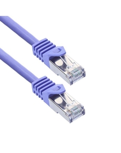 Кабель патч-корд SSTP 6a кат. 5м -LPS6A-50P 27AWG, CU Фиолетовй, (741890) Acd