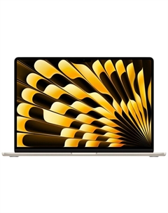 Ноутбук MacBook Air 15 (2024) MXD33 15-inch M3 chip with 8-core CPU and 10-core GPU, 16GB, 512GB SSD - Starlight Apple