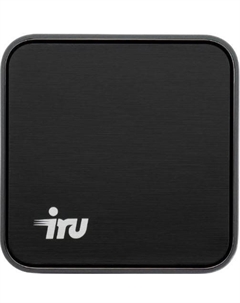 Неттоп iRu 110ALCN 2012500 N200/8GB/256GB SSD/UHD Graphics/GbitEth/WiFi/BT/Win11Pro/черный Iru