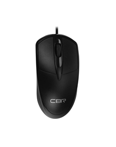 Мышь CM 120 Black USB, 1000 dpi, 3 кнопки и колесо прокрутки, 1,8 м, чёрная Cbr