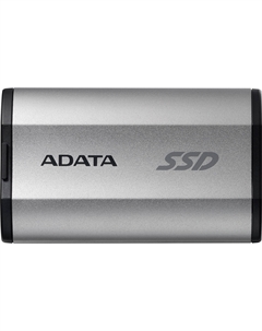 Внешний SSD USB 3.2 Gen 2 Type-C SD810 512GB 2000/2000MB/s grey Adata