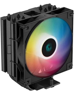 Кулер AG400 BK ARGB LGA1700/1200/115x/AM5/AM4 (120mm fan, 500-2000rpm, 75.89 CFM, 31.6dBA, 4-pin PWM) RET Deepcool