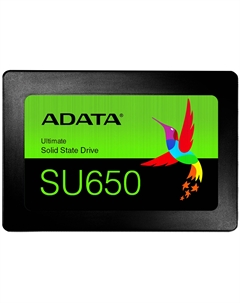 Накопитель SSD 2.5'' ASU650SS-512GT-R Ultimate SU650 512GB SATA 6Gb/s 3D TLC 520/450MB/s IOPS 40K/75K MTBF 2M Adata