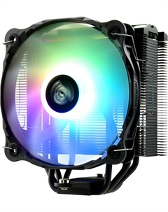 Кулер ETS-F40-BK-ARGB LGA2066/2011-3/2011/1366/1200/115x/AM2/AM2+/AM3/AM3+/AM4/FM1/FM2/FM2+ (Al+Cu, TDP 200W, 140mm fan ARGB) RTL Enermax
