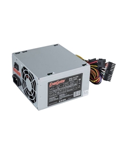 Блок питания ATX CP500 EX219457RUS-S 500W, SC, 8cm fan, 24p+4p, 3*SATA, 2*IDE, FDD + кабель 220V с защитой от выдергивания Exegate