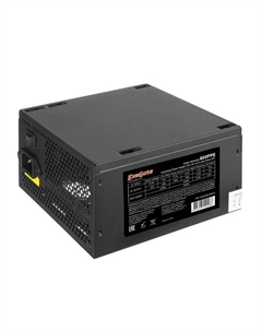 Блок питания ATX 600PPE EX260643RUS-PC 600W, PC, black, APFC, 12cm, 24p+(4+4)p, PCI-E, 5*SATA, 3*IDE, FDD + кабель 220V в комплекте Exegate