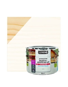 Антисептик полуматовый белый 10 л Luxens