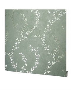 Обои флизелиновые Afelia зеленые 1.06 м VS588883 Victoria stenova